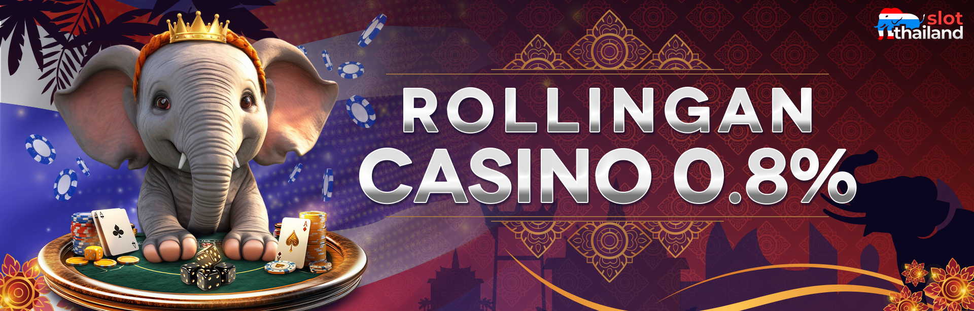 ROLLINGAN CASINO 0.8%