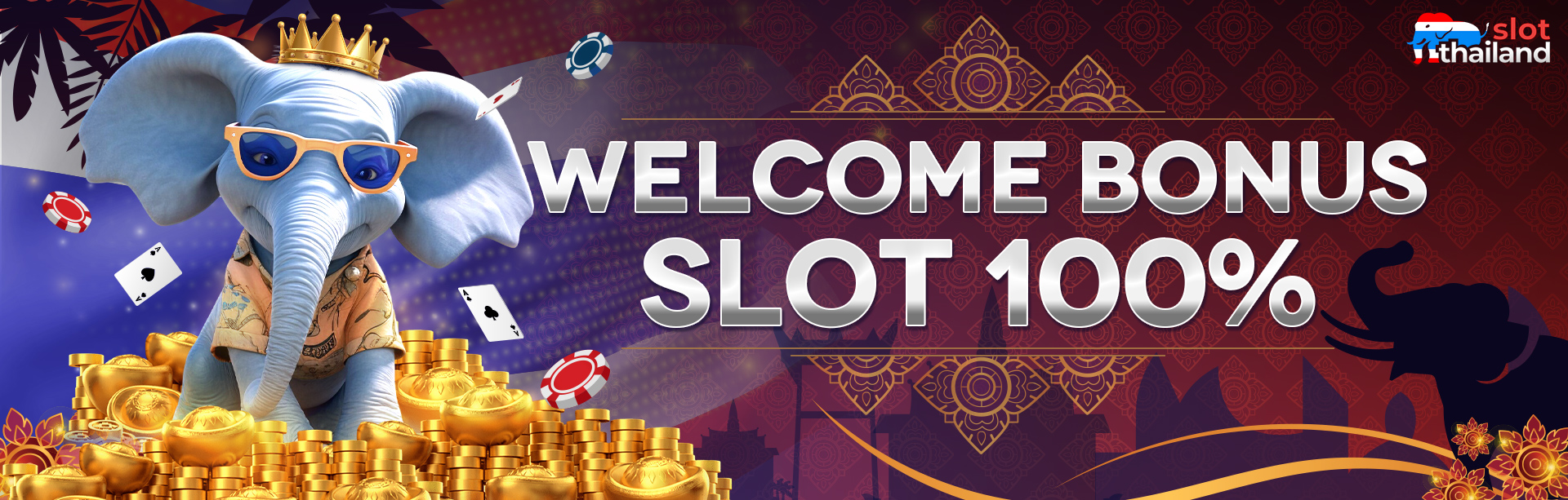 WELCOME BONUS SLOT 100%